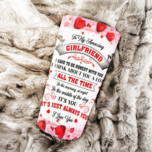 Load image into Gallery viewer, To My Girlfriend - Valentine's Day Gift - Personalized Tumbler 8