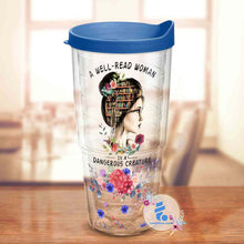 Load image into Gallery viewer, A Well-Read Woman Tumbler TTC88