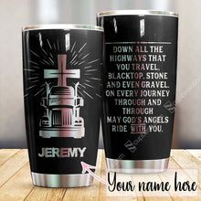 Load image into Gallery viewer, A Trucker's Prayer Personalized Tumbler H22N8