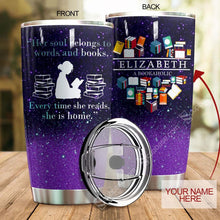 Load image into Gallery viewer, A Bookaholic Custom Tumbler V14D3