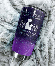 Load image into Gallery viewer, A Bookaholic Custom Tumbler V14D3