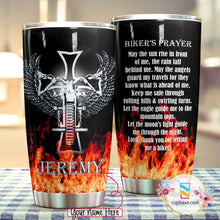 Load image into Gallery viewer, A Biker's Prayer CustomTumbler H22N8