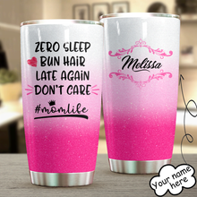 Load image into Gallery viewer, #Momlife Personalized Tumbler L09F2