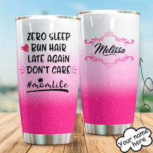 Load image into Gallery viewer, #Momlife Personalized Tumbler L09F2