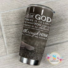 Load image into Gallery viewer, All Things Are Possible Hockey Personalized Tumbler M09T9