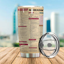 Load image into Gallery viewer, Accountant Knowledge Personalized Tumbler Q22A2