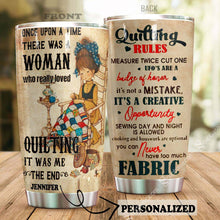 Load image into Gallery viewer, A Women Who Really Loved Quilting Tumbler T69T9