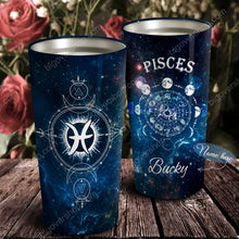 Load image into Gallery viewer, Zodiac Pisces - Perfect Gift For Pisces - Personalized Tumbler 4