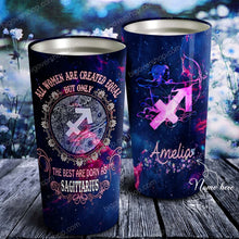 Load image into Gallery viewer, All Women Are Created Equal Sagittarius - Perfect Gift For Sagittarius - Personalized Tumbler 4