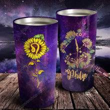 Load image into Gallery viewer, Sunflower Leo - Perfect Gift For Leo - Personalized Tumbler 1