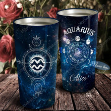 Load image into Gallery viewer, Zodiac Aquarius - Perfect Gift For Aquarius - Personalized Tumbler 4