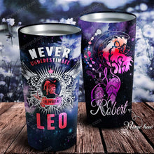 Load image into Gallery viewer, The Power Of Leo -  Perfect Gift For Leo - Personalized Tumbler 2