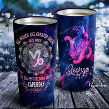Load image into Gallery viewer, All Women Are Created Equal Capricorn - Perfect Gift For Capricorn - Personalized Tumbler 4