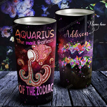 Load image into Gallery viewer, Zodiac Aquarius - Perfect Gift For Aquarius - Personalized Tumbler 3