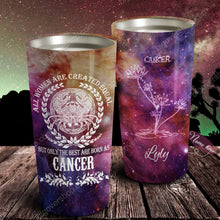 Load image into Gallery viewer, All Women Are Created Equal Cancer - Perfect Gift For Cancer - Personalized Tumbler 3
