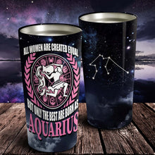 Load image into Gallery viewer, All Women Are Created Equal Aquarius Tumbler