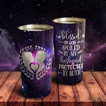 Load image into Gallery viewer, Blessed Husband Protected By Both Gift For Husband Tumbler