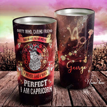Load image into Gallery viewer, I Am Capricorn - Perfect Gift For Capricorn - Personalized Tumbler 1