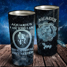 Load image into Gallery viewer, I Am Aquarius - Perfect Gift For Aquarius - Personalized Tumbler 2