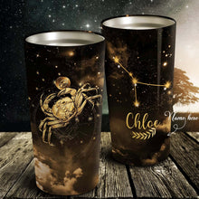 Load image into Gallery viewer, Zodiac Cancer - Perfect Gift For Cancer - Personalized Tumbler 2