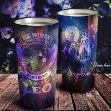 Load image into Gallery viewer, All Women Are Created Equal Leo - Perfect Gift For Leo - Personalized Tumbler 2