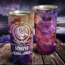Load image into Gallery viewer, All Women Are Created Equal Scorpio - Perfect Gift For Scorpio - Personalized Tumbler 3