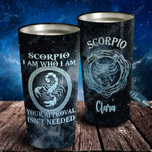 Load image into Gallery viewer, I Am Scorpio - Perfect Gift For Scorpio - Personalized Tumbler 2