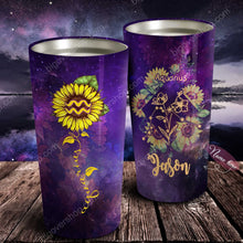 Load image into Gallery viewer, Sunflower Aquarius - Perfect Gift For Aquarius - Personalized Tumbler 1