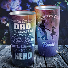 Load image into Gallery viewer, To My Dad - Dad Hero Galaxy - Personalized Tumbler