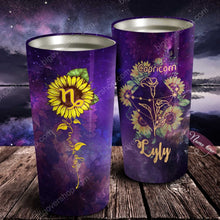 Load image into Gallery viewer, Sunflower Capricorn - Perfect Gift For Capricorn - Personalized Tumbler 1