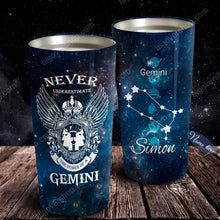 Load image into Gallery viewer, The Power Of A Gemini - Perfect Gift For Gemini- Personalized Tumbler 1