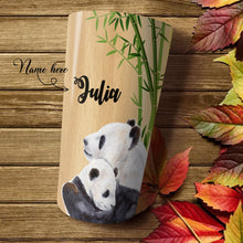Load image into Gallery viewer, To My Daughter - Panda Bear Bamboo Tree - Personalized Tumbler 1