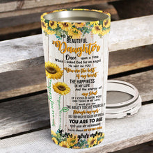 Load image into Gallery viewer, To My Daughter - Flower Sunshine - Personalized Tumbler 1