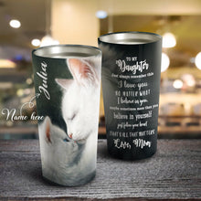 Load image into Gallery viewer, To My Daughter - Cats Love - Personalized Tumbler 1