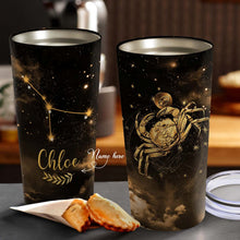 Load image into Gallery viewer, Zodiac Cancer - Perfect Gift For Cancer - Personalized Tumbler 2