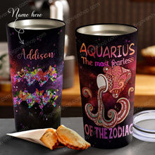 Load image into Gallery viewer, Zodiac Aquarius - Perfect Gift For Aquarius - Personalized Tumbler 3