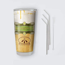 Load image into Gallery viewer, Wizard's Only Butterbeer Glitter Custom Design Vacuum Insulated Tumbler