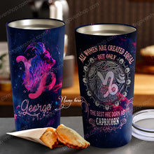 Load image into Gallery viewer, All Women Are Created Equal Capricorn - Perfect Gift For Capricorn - Personalized Tumbler 4