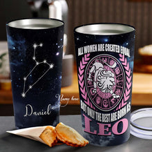 Load image into Gallery viewer, All Women Are Created Equal Leo - Perfect Gift For Leo - Personalized Tumbler 1