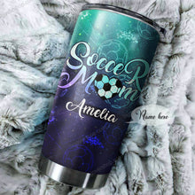 Load image into Gallery viewer, I Am A Soccer Mom A Litter Bit Crazy Personalized Tumbler