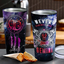 Load image into Gallery viewer, The Power Of Gemini -  Perfect Gift For Gemini - Personalized Tumbler 2