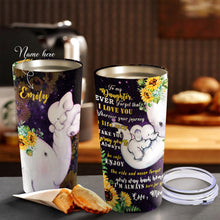 Load image into Gallery viewer, To My Daughter - Elephant Flower - Personalized Tumbler 2