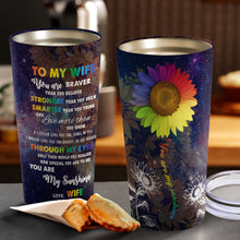 Load image into Gallery viewer, To My Wife - Valentine's Day Gift - Personalized Tumbler 6