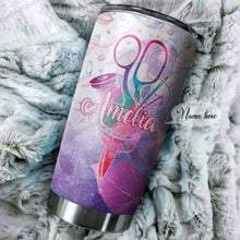 Load image into Gallery viewer, Coffee Sewing Sleep Repeat Personalized Tumbler