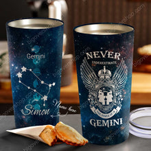 Load image into Gallery viewer, The Power Of A Gemini - Perfect Gift For Gemini- Personalized Tumbler 1