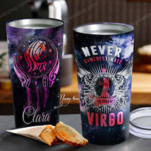 Load image into Gallery viewer, All People Are Created Equal Virgo - Perfect Gift For Virgo - Personalized Tumbler 2