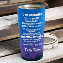 Load image into Gallery viewer, To My Daughter - Dolphin Sea - Personalized Tumbler 1