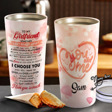 Load image into Gallery viewer, To My Girlfriend - Valentine's Day Gift For Girlfriend - Personalized Tumbler 5