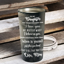 Load image into Gallery viewer, To My Daughter - Cats Love - Personalized Tumbler 1