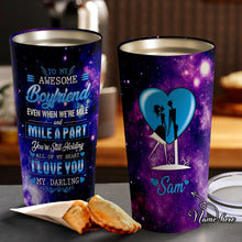 Load image into Gallery viewer, To My Awesome Boyfriend - Valentine's Day Gift For Boyfriend - Personalized Tumbler